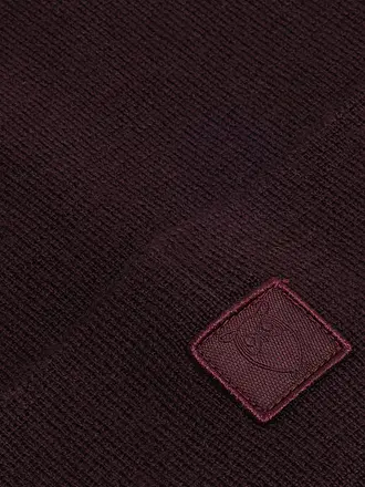 KNOWLEDGE COTTON APPAREL | Bonnet - Tuque | dunkelrot